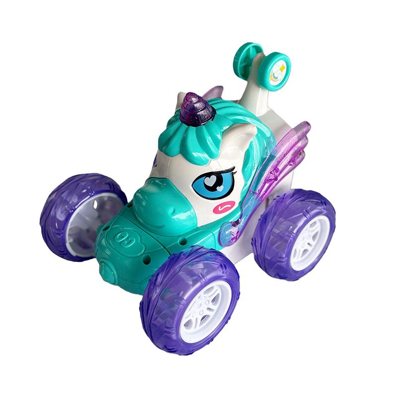 

Unicorn Stunt Remote Control Car, LED Light Up Deformation Vehicle, Creative Birthday Gift, Kids Play, Christmas Gift синій
