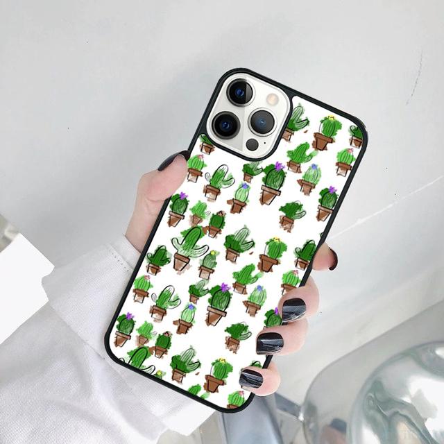 Cactus Pattern Phone Case Cover For iPhone 17 Air 15 Pro MAX 16 Plus 14 12 11 13 coque