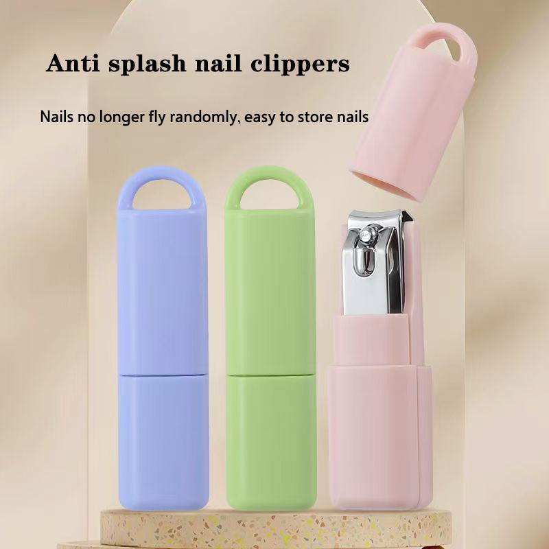 Xiaomi Portable Nail Clipper With Cover, Splash Proof, Single Nail Clipper, Household Nail Clipper, Nail Art And Manicure Tool