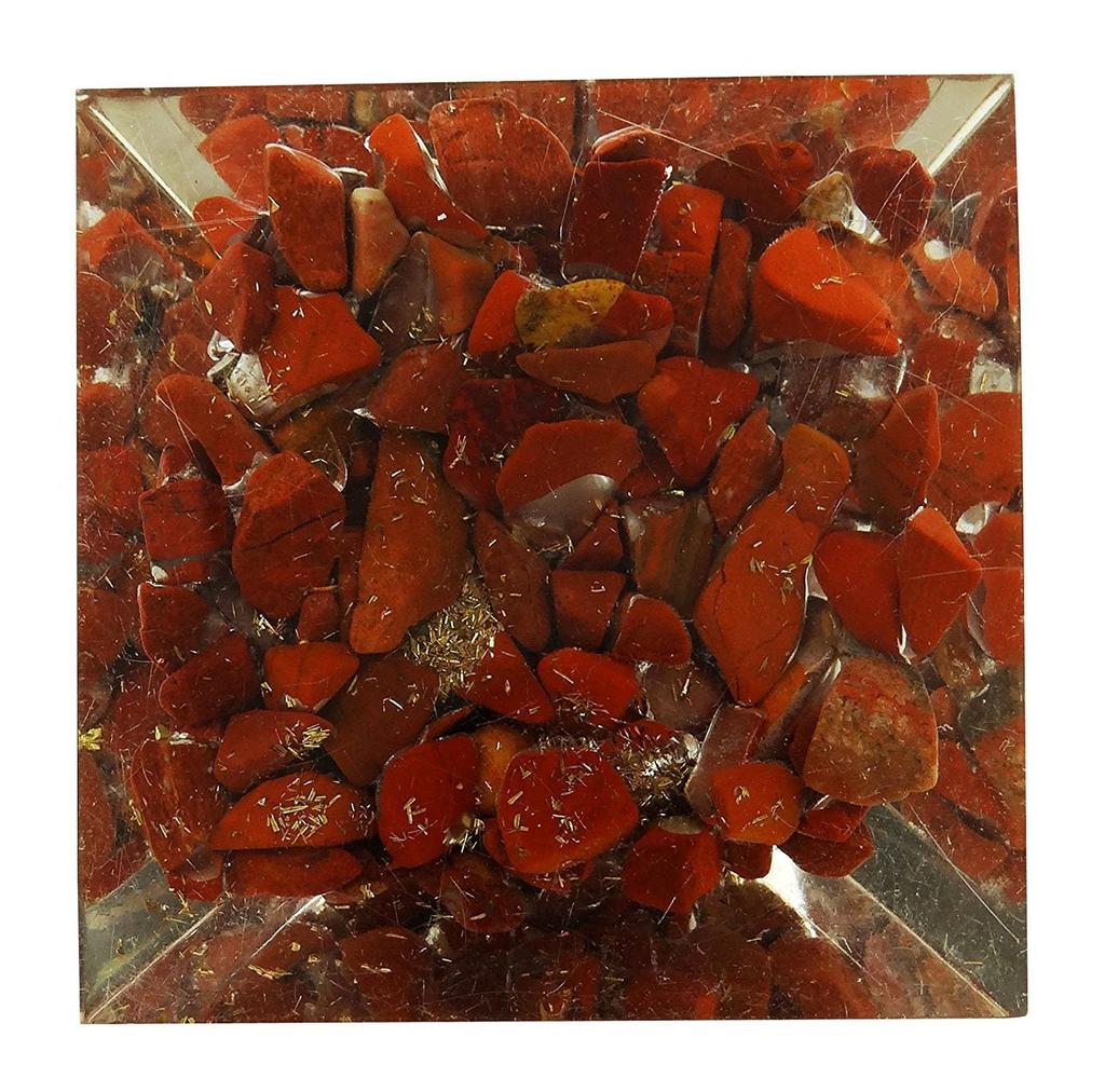 Harmonize Piramide di Orgonite Lapislazzuli con Cristallo Curativo Rame Simbolo Chakra Meditazione Yoga Generatore di Energia Soggiorno