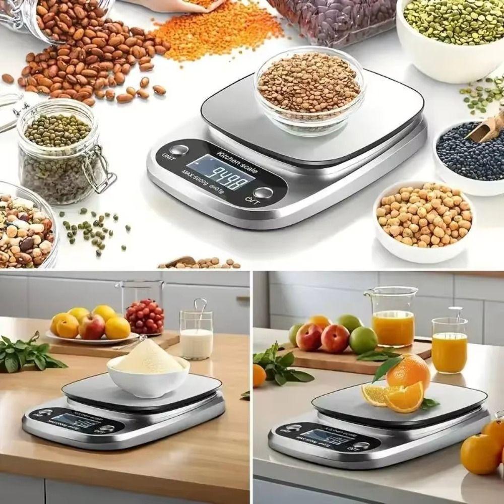 10/5Kg Digital Kitchen Scale LCD Display Food Baking Scale Multifunction Electronic Scale  Jewelry