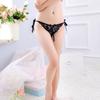 Sexy G-string T Panties Female Underwear Lace Thongs Women's Pants Sexy Pearl panties Erotic Women Crotchless panties plus size