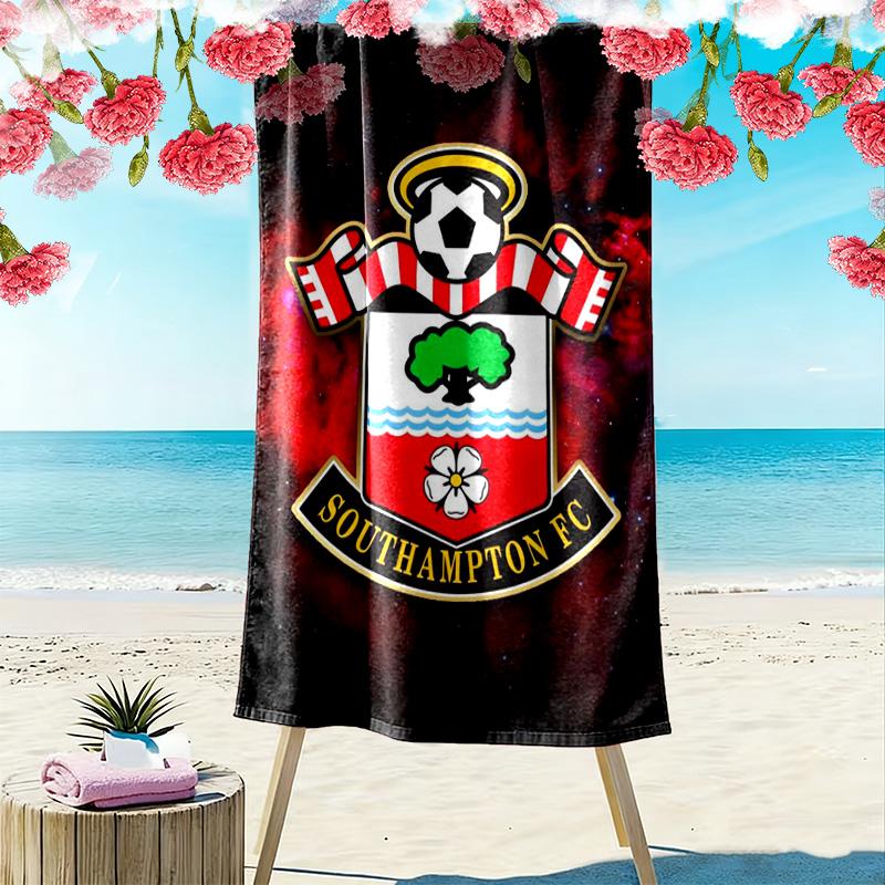 Southampton Print Strandtuch, Großes Weiches Schnelltrocknendes Handtuch für Strand Camping Schwimmen