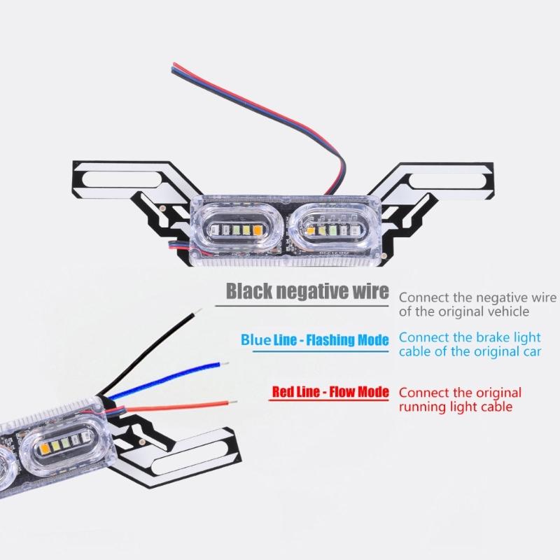 Small LED Tail Lamp Waterproof Motorcycle Signal Light ABS for Motorcycles Offering Superior Visibility & Safety