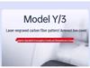Tesla Model Y 2025 Armlehnenbox-Abdeckung mit glänzender Karbonfaserstruktur und vollständiger Abdeckung des Luftauslasses