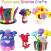1200pcs DIY Craft Kit Arts Crafts Supplies Kit Crafting Activity Toy For Kids