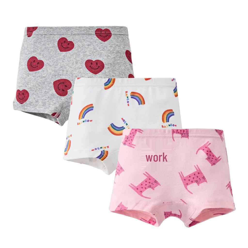 Girls' 100% Cotton Boxer Briefs - Toddler and Baby Underwear