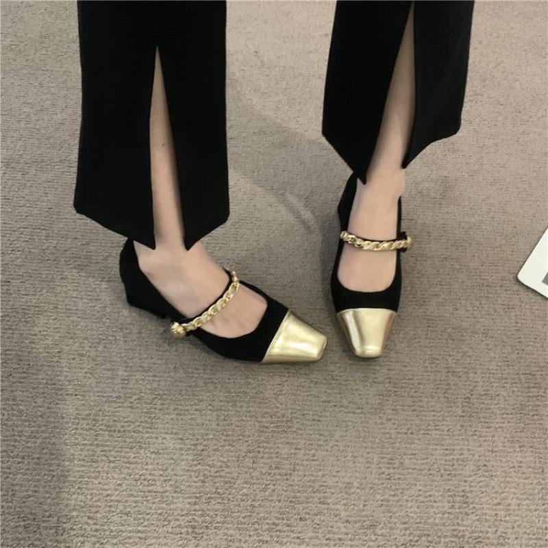 Fashion Hot Selling French Style Mary Jane Mid Heel Single Shoes Women's Retro Chic 2025 Autumn Model Well with Skirts Adult Footwear