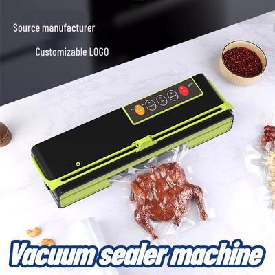 Commercial Vacuum Sealer for Food: Dual-Use Machine with Textured Bags for Dry & Wet Sealing