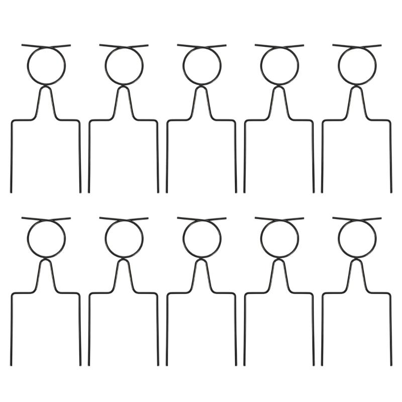 Kolíky pro vedení hadice se zaostřenými hroty do země Odolná svařovaná konstrukce Zabraňuje zalomení Vhodné pro zahradu, farmu, skleník