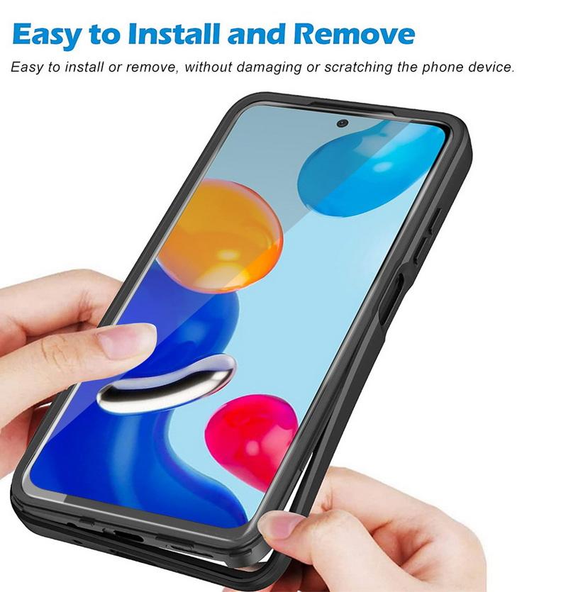 Fully Coverage Case For Xiaomi Redmi Note 12 Pro 4G 12S 11 Pro + 11S 10 Pro Max 10S 9 Pro 9S Double Protect Shield Cover