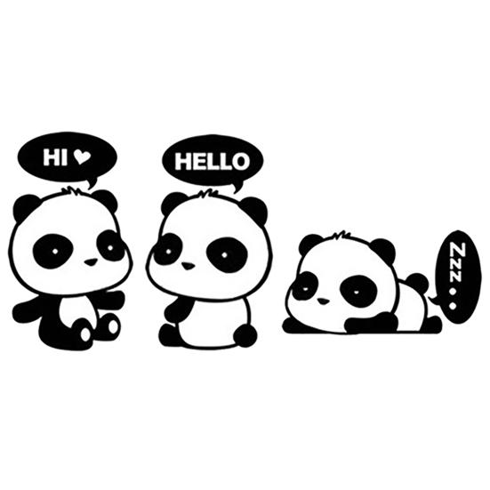 

Наклейка на переключатель с рисунком животного, самоклеящаяся съемная наклейка на переключатель в виде панды для