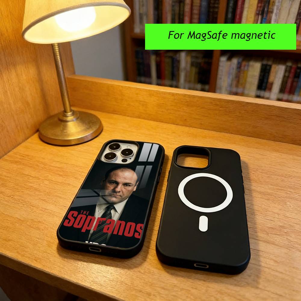 The S-Sopranos Tony Phone Case For iPhone17,16,15,14,13,12,11 Plus,Pro Magnetic with Magsafe Wireless Charging