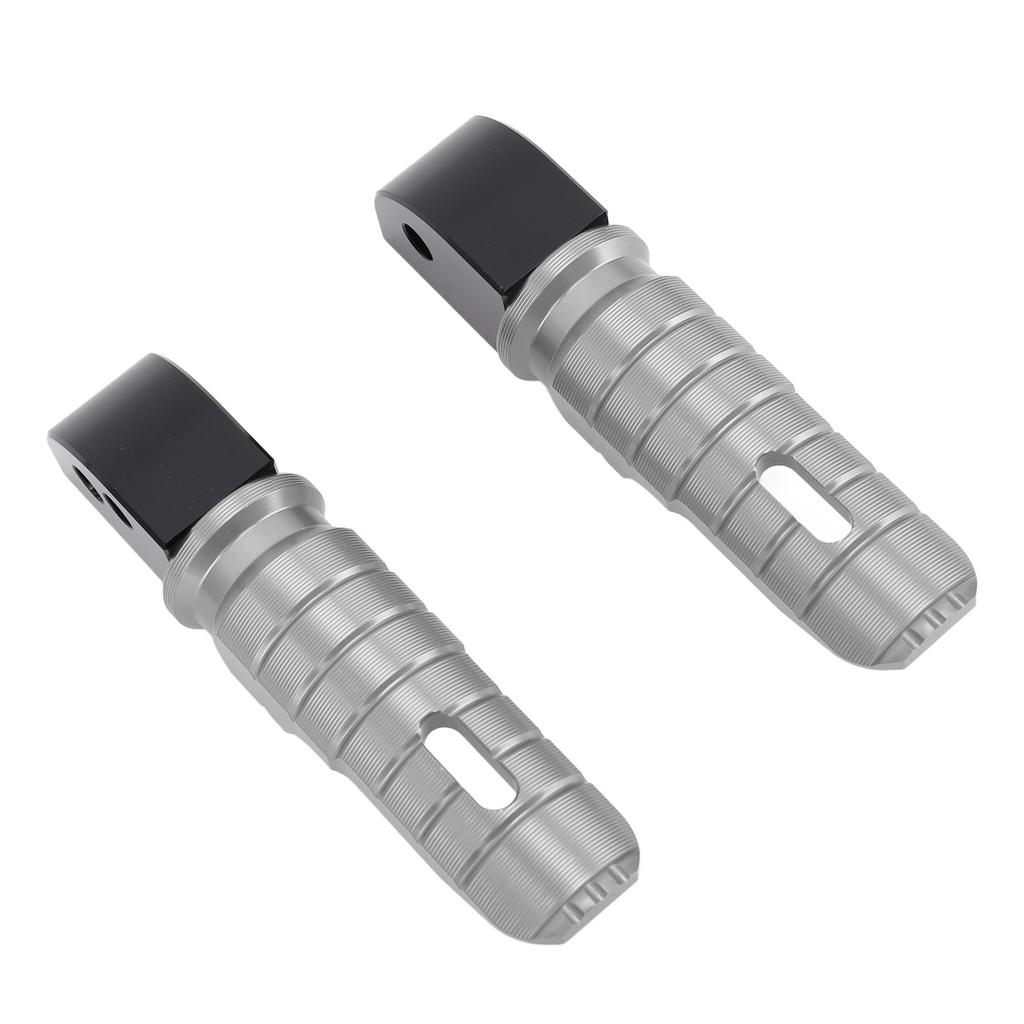 Motorcykel Bakre Pedal Halkskydd Aluminiumlegering Bakre Passagerarfotstöd Ersättning för VOGE 250RR 300AC 500AC Grå