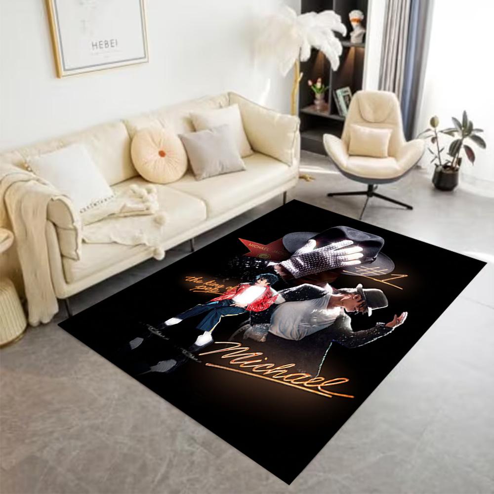 Pop: Michael Jackson Floor Mat Perfect for Hallway Decorate room Living Rooms Dormitory Antislip Carpet Anime Office Decor Wedding Party Gift