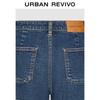 UR Women's Retro Washed Bow Denim Shorts