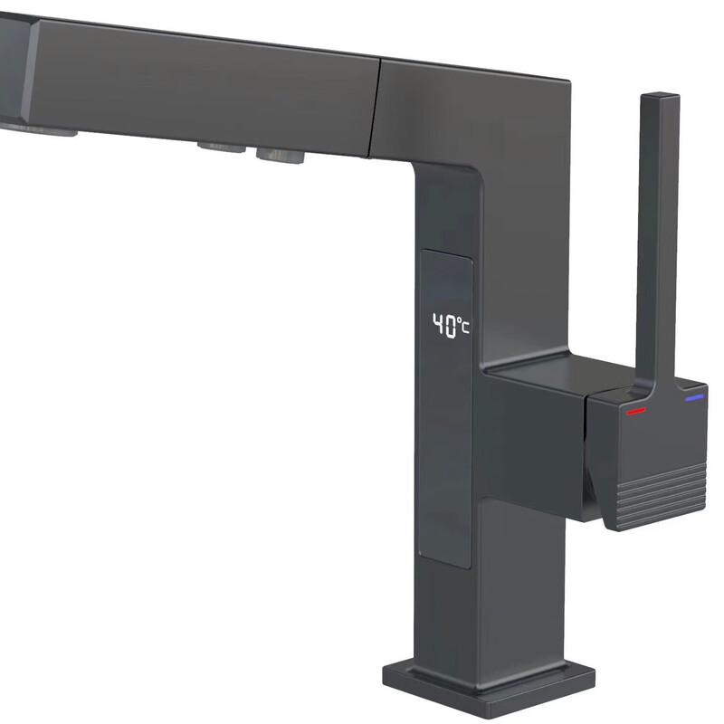 TLXT Pull-Out Kitchen Faucet with Hot & Cold Water