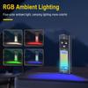 BORUiT U7 Flashlight LED UV Light Spotlight Floodlight Torch Power Bank With Magnetic Back Clip RGB Ambient Light Work Lamp