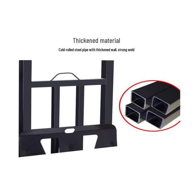 Foldable Portable Hand Trolley with 15cm Pneumatic Wheels