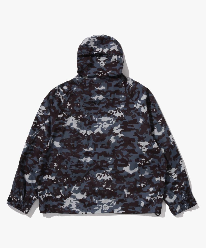 Bape Multi Pixel Camo Snowboard 2-Layer Jacket (M) Black