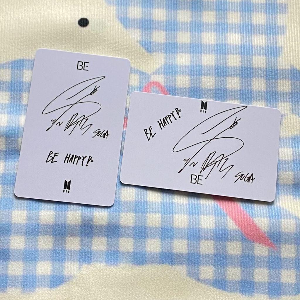 [USED] BTS Yoongi SUGA Unreleased BE Korean Lucky Doll Trading Card