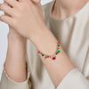 Christmas Wrist Chain Couples Children's Versatile Woven Bracelet Fashionable Handmade Bangle Trendy Wrist Jewelry Gift