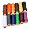 12 Colors 50 Meters Roll 150D Leather Crafts Sewing Thread Hand Stitching Waxed Thread