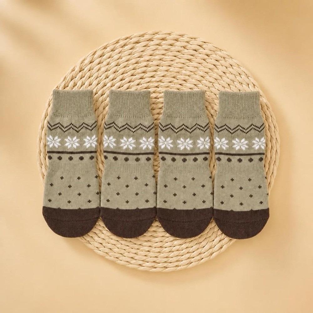 1 Set Breathable Puppy Sock Anti Slip Pet Sock Durable Dog Sock  Summer Wear