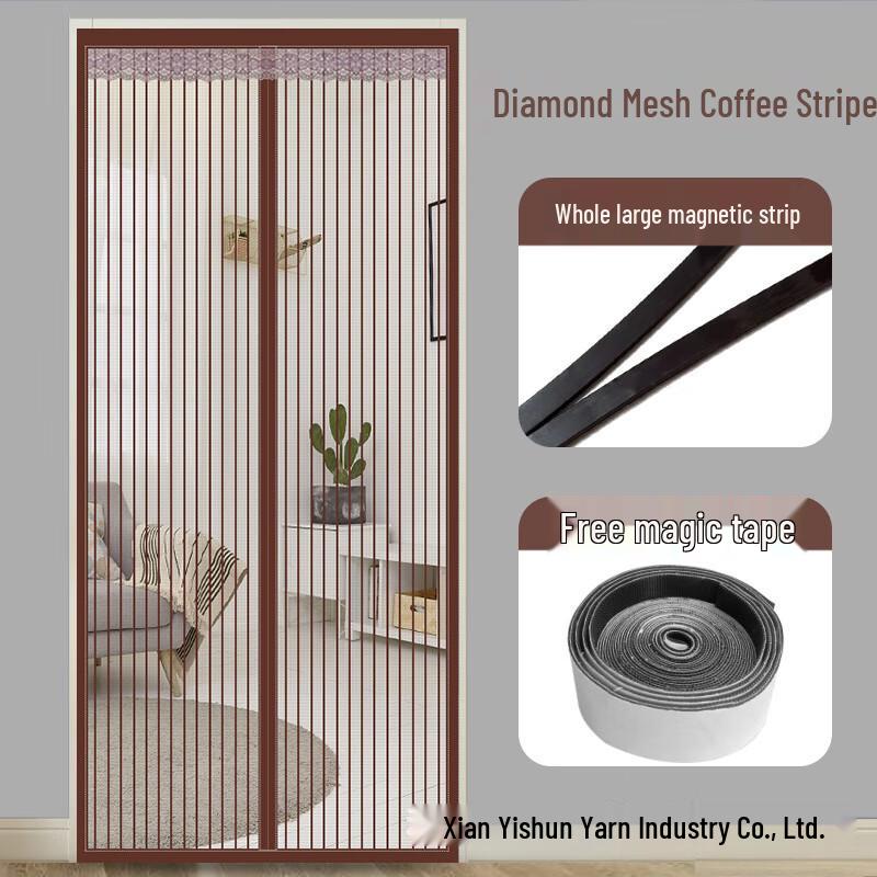 Magnetic Mosquito Screen Door with Velcro