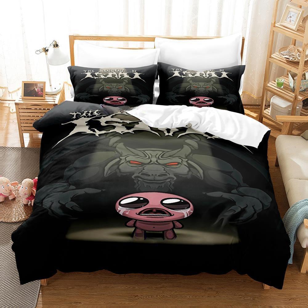 The Binding Of Isaac: Rebirth Bettwäscheset Einzelbett Twin Full Queen King Size Bettset Schlafzimmer für Erwachsene Bettbezugsets Heimtextilien