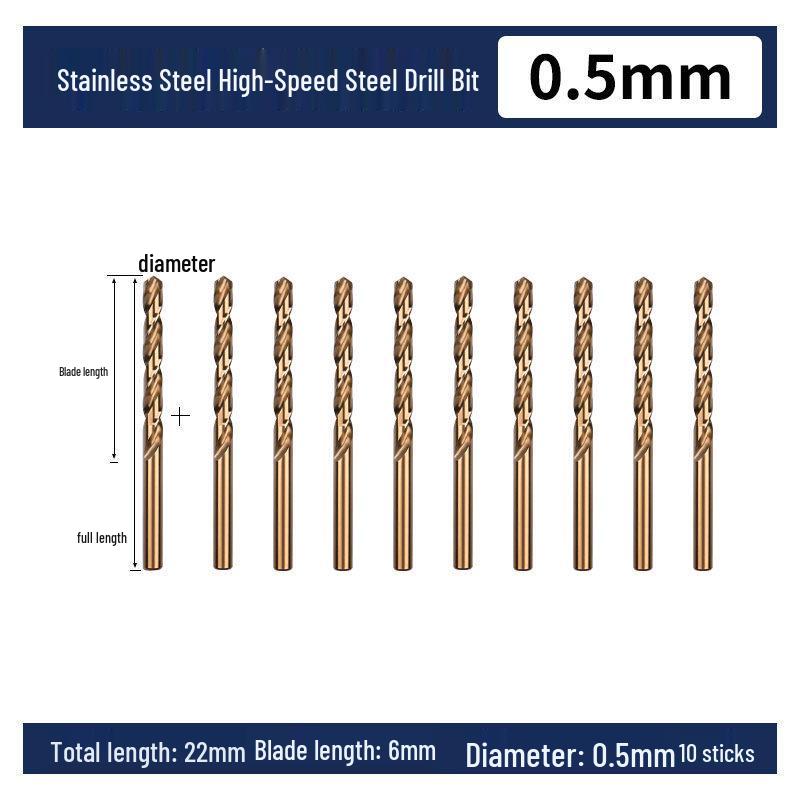 Cobalt Twist Drill Bit for High-Hardness 304 Stainless Steel and Metal