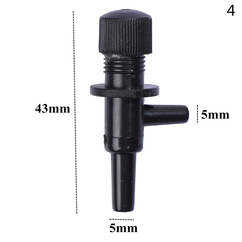 3/5/10Pcs Aquarium Air Flow Control Valve Fish Tank Air Regulator Hose Connector For 4/6mm CO2 Oxygen Tube Aquarium Accessories