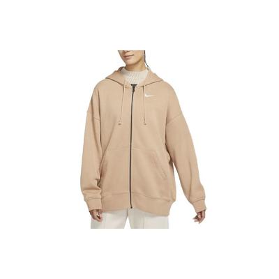 Sportswear Essentials Full-Zip Fleece Hoodie Women Outerwear Mellow-Yellow DD5635-200