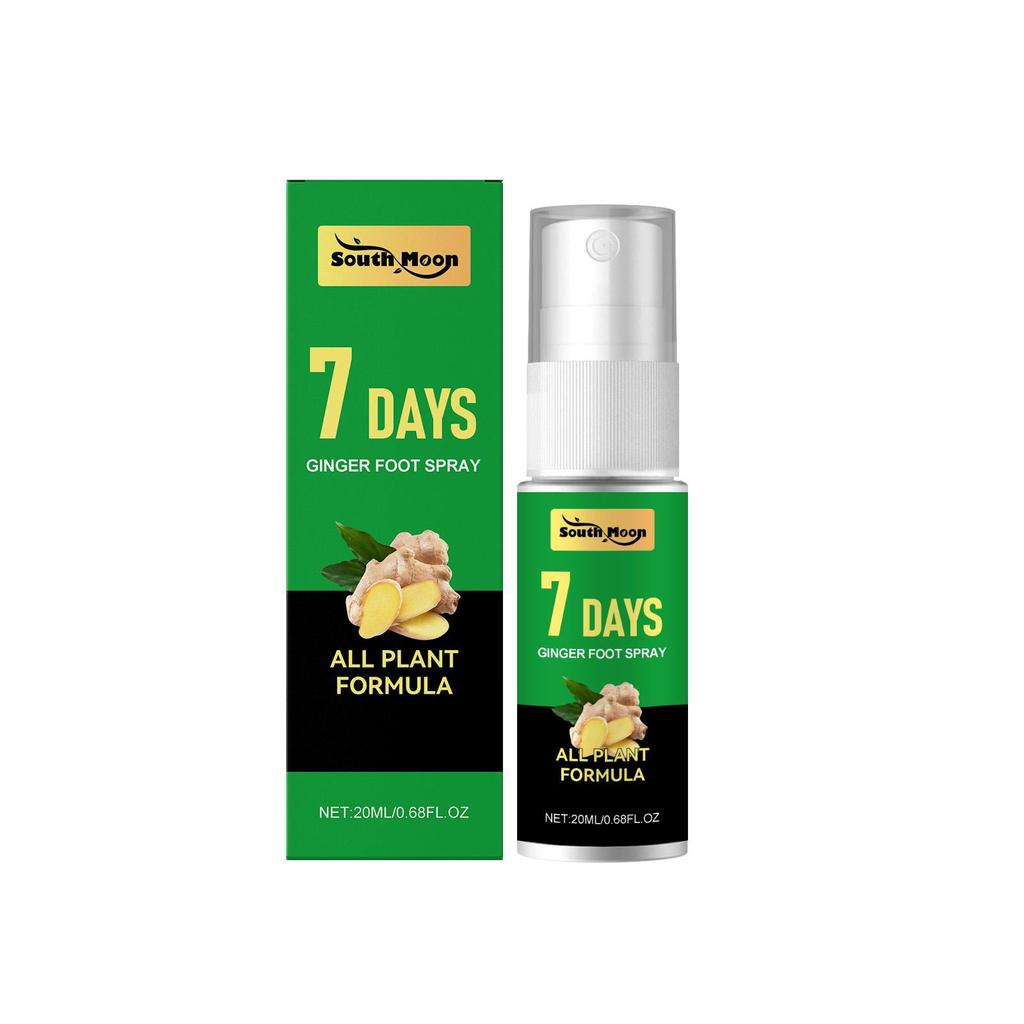 South Moon Foot Ginger Nourishing Spray Gentle Nourishing Heel Soft Refreshing Moisturizing Treatment Spray