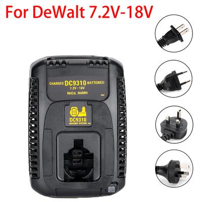 For 18V Batteries DC9310 Rapid Charger Replacement of For 7.2V-18V Ni-Cd/Ni-MH Battery DC9098 DC9096 DC9091 DW9072