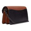 Coach Tabby Mini Woc Leather Crossbody Shoulder Bag Women Bags Caramel Black 890-V5BLC