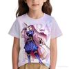 Summer Children KPop Demon Hunters 3D Cartoon Anime T-shirt Boys Clothes Girls Casual