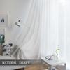 Solid Color Double String Terylene Curtain Sheer Semi-Blackout Thin Window Sheer
