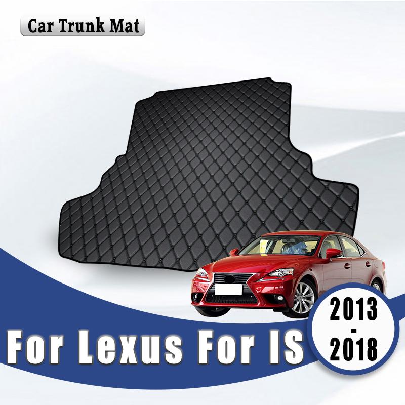 Car Trunk Mats For Lexus IS 2018 2017 2016 2015 2014 2013 IS200T IS250 IS350 IS300 IS300H Auto Cargo Liner Carpets Accessories