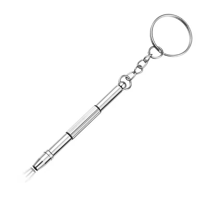 

Eyeglasses Screwdriver Steel Keychain Screwdrivers for Glasses Repairing 3 in 1 Portable Repair Tools