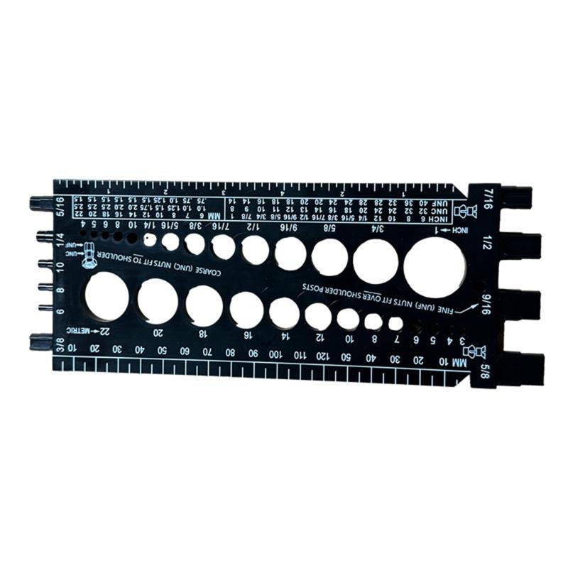 Verificator de filet pentru șuruburi Instrument de măsurare Instrument de măsurare Tester de măsurare filet și metric pentru verificare șurub piuliță