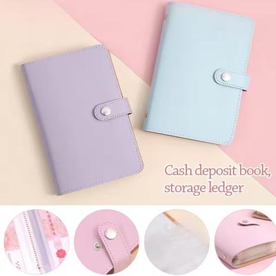 1Pc Banknote Storage Book Made of PU Material, Can Hold 100 Banknotes, with Banknote Photos, Stamps, Bank Card Storage Book