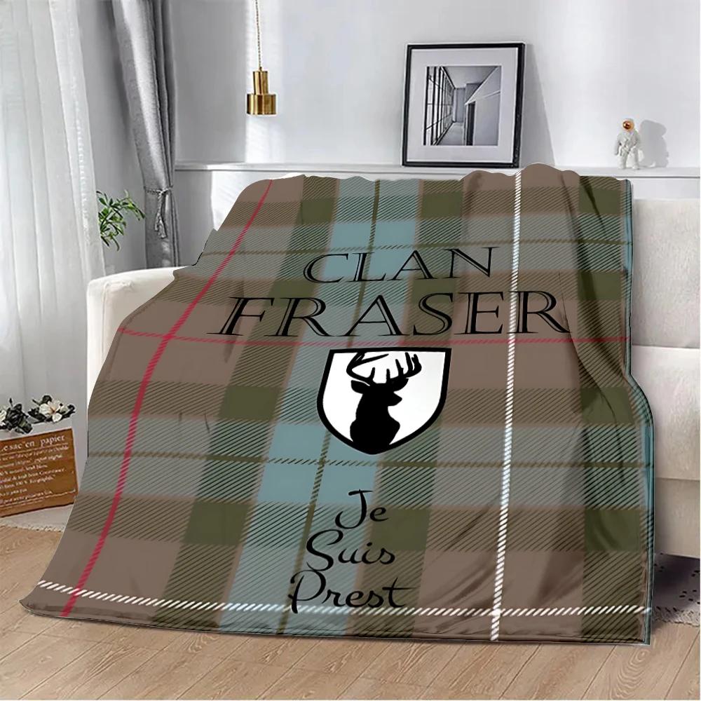 OUTLANDER TV Jamie Fraser Sassenach Libellen-Print Decke Picknickdecke Warm Weich und Bequem Zuhause Reise Geburtstagsgeschenk