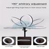 Xiaomi 10-Inch Ring Fill Light + Overhead Rack Mount, Dimmable LED Ring Light