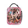 KATSEYE Kpop Girl Lunch Bag Aesthetic Lunch Box For Girls Picnic Portable Cooler Bag Oxford Graphic Tote Food Bags