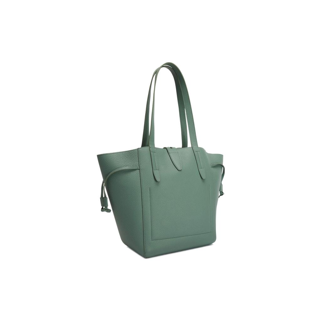 New Furla Net Collection Grain Calfskin Basket Bag, One Shoulder Handbag Medium Women's Pea Green BZT0FUA-HSF000-1996S