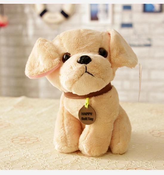 Curly Teddy Dog Plush Doll - Children's Birthday Gift Ragdoll Toy