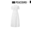 Peacebird Women's Elegant Knit Patchwork Midi Dress