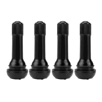 4 stuks Tubeless Bandventielstelen Stofkappen Rubber TR414 Bandventielstelen met Kappen Auto-accessoires voor Vrachtwagens Motorfietsen