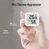 Wall-Mounted Household Indoor Thermometer & Hygrometer with Height Electronic Display for Nursery, Air, and Refrigerator Temperature Monitoring